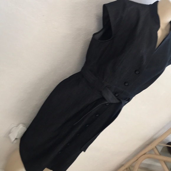 Calvin Klein black jeans and button down dress - Picture 4 of 8